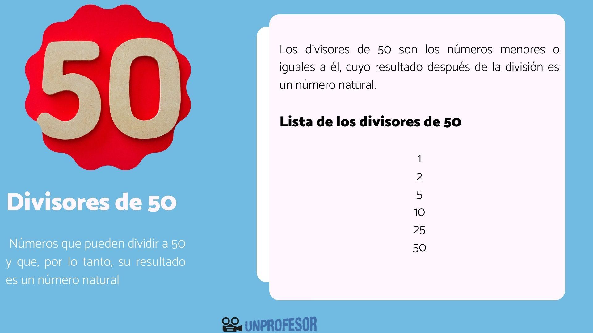 Cuál es el dividendo de 50